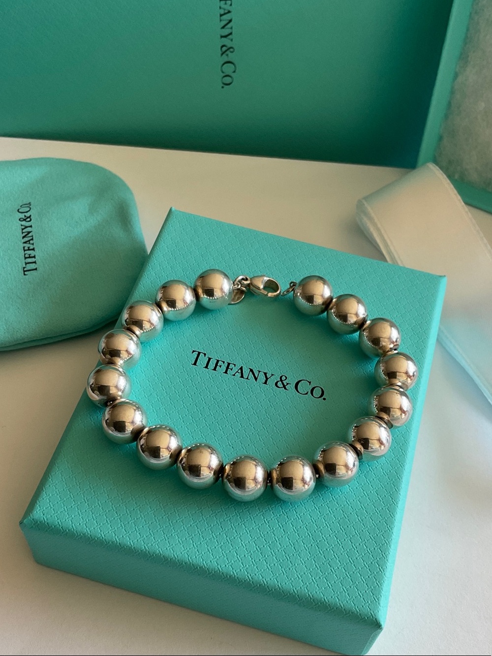 Tiffany & Co. Hardware Ball Bracelet